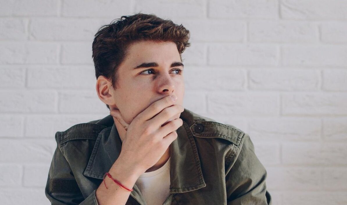 man thinks of ways to increase the penis